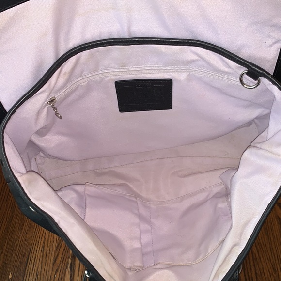 Authentic Coach bag black leather - Picture 6 of 7